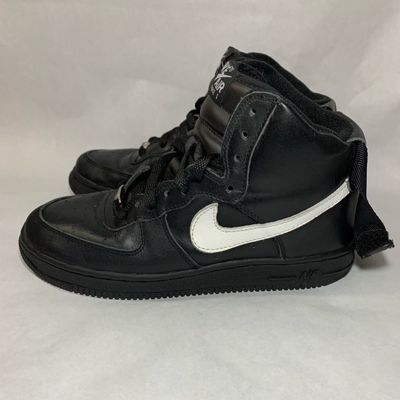 Nike | Shoes | 202 Nike Air Force High Black White Size 6y | Poshmark